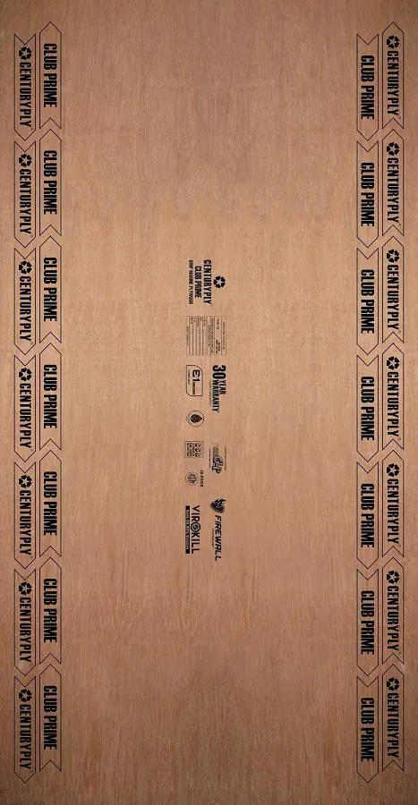 Century Club Prime Plywood BWP Thickness: 6mm Size: 8x4 Feet 30 Years Warranty