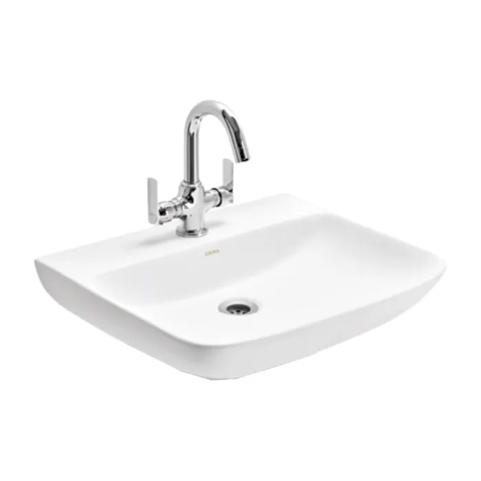 Cera Collage Wall-Hung Wash Basin - Basin Only, Snow White, 515 x 430 x 110 mm, Code: S2040170