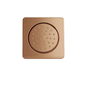 Eauset Rectangle Concealed Body Jet Shower, 130x120mm Rubit System Rose Gold Code: BSH811RG