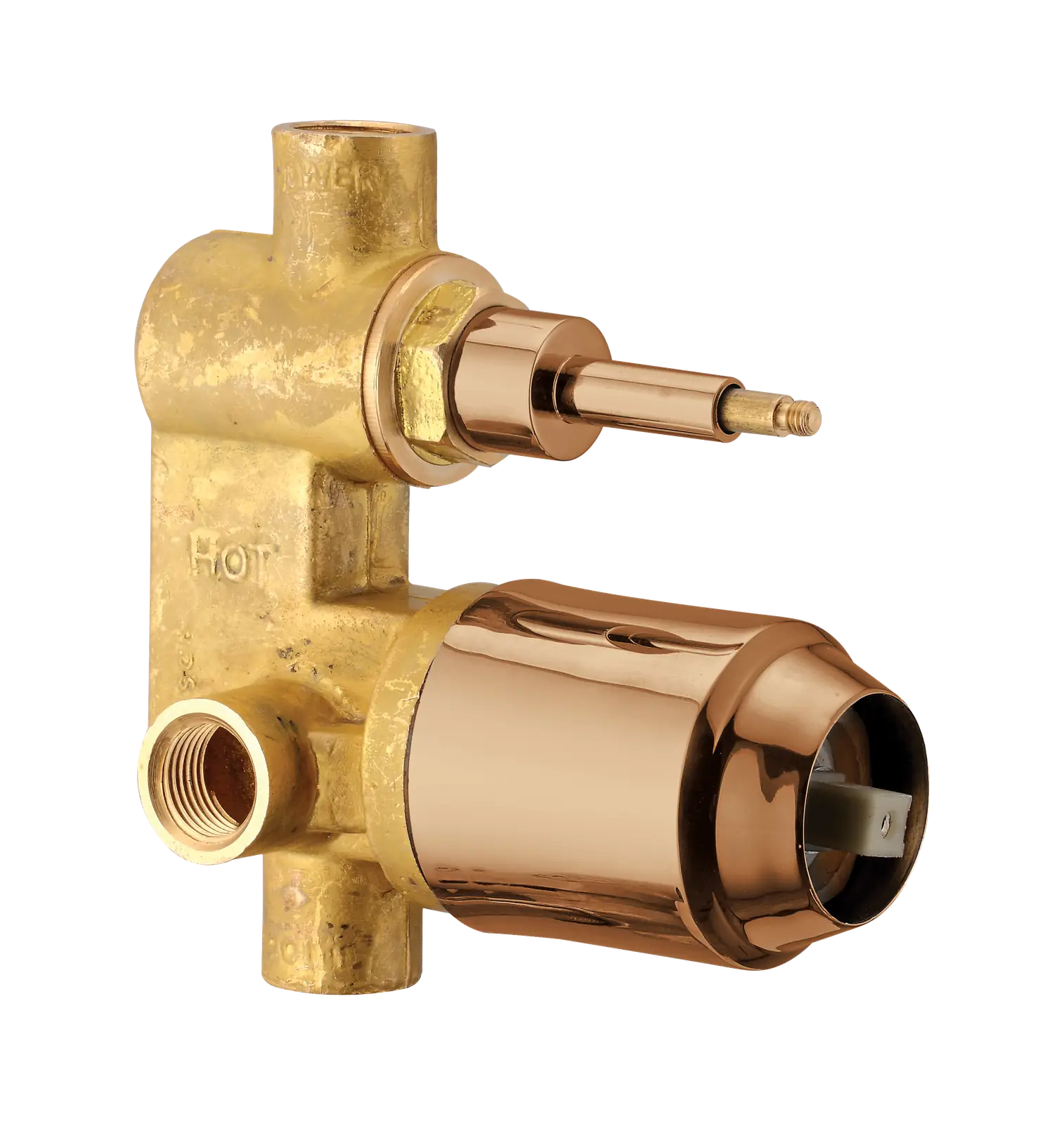 Eauset Concealed Body Diverter High Flow with Sleeve Rose Gold Code: CCD212RG