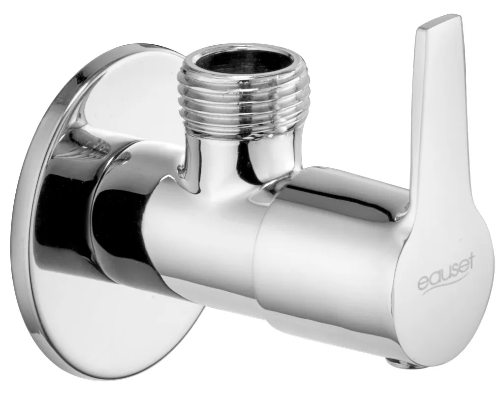 Eauset Montana Angular Stop Cock without Wall Flange Chrome Code: CCN309