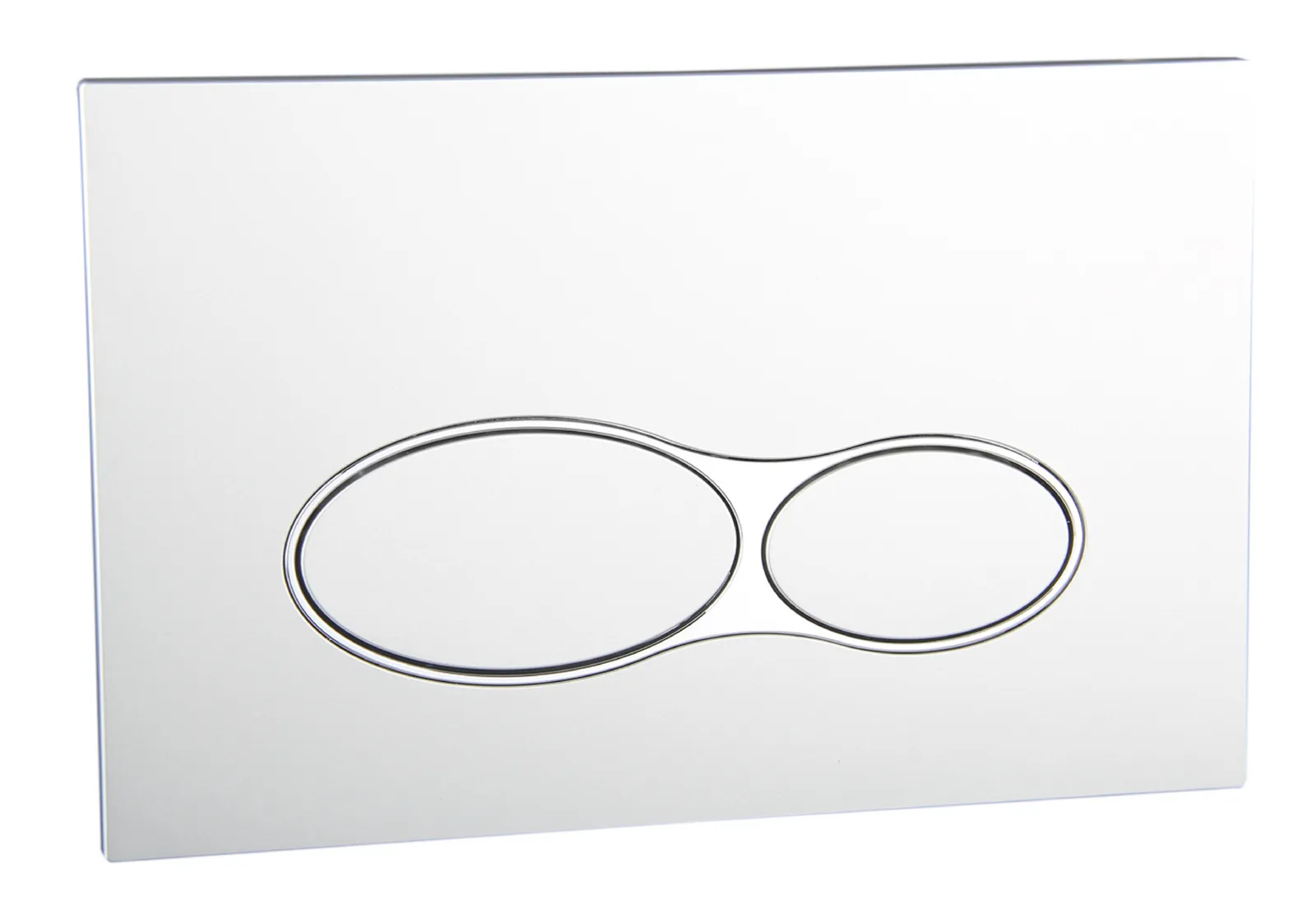 Eauset Flush Control Plate Round Button Dual Flush Chrome Code: CP1012M