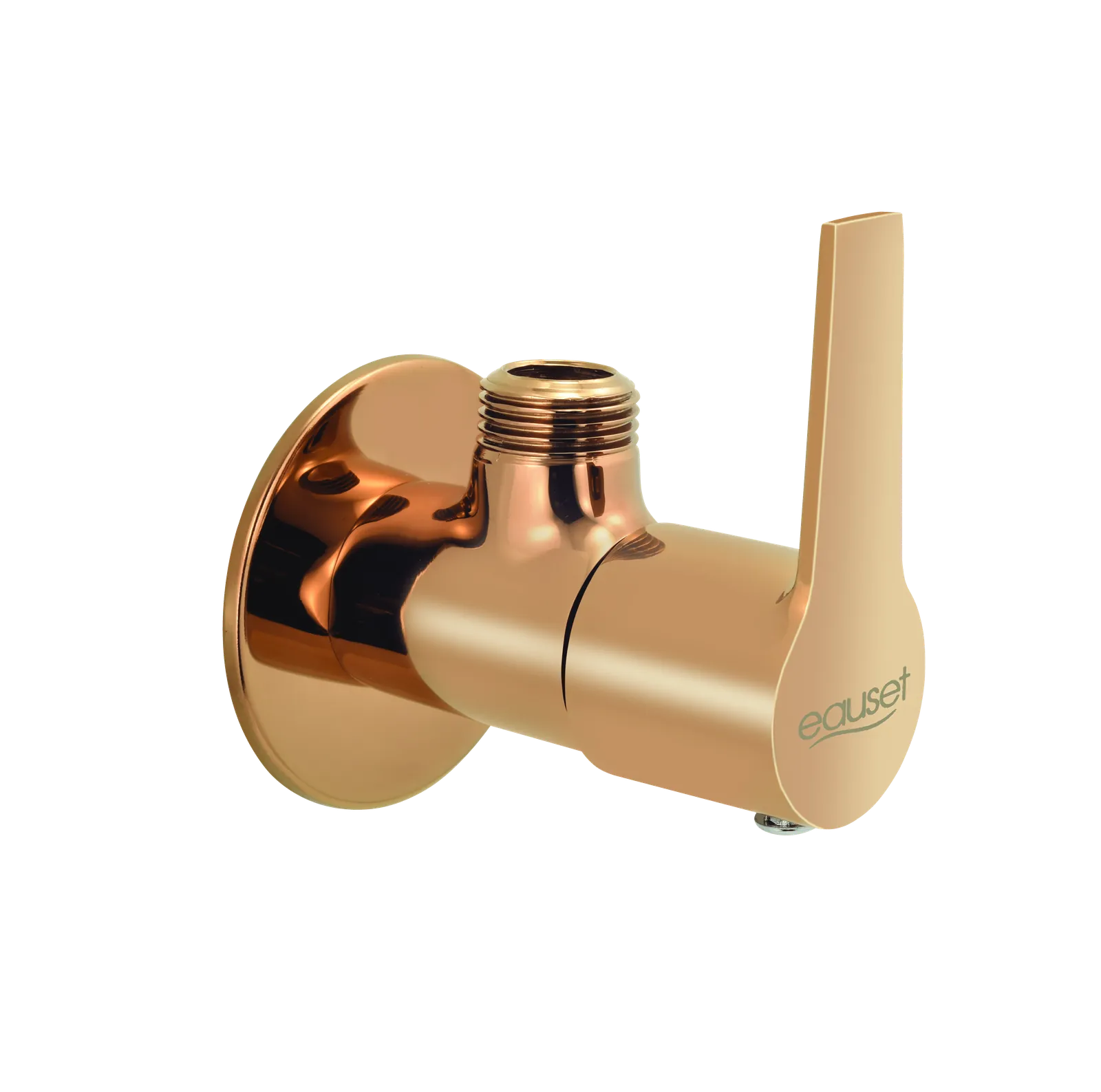 Eauset Montana Angle Valve with Wall Flange Rose Gold Code: FMT031RG