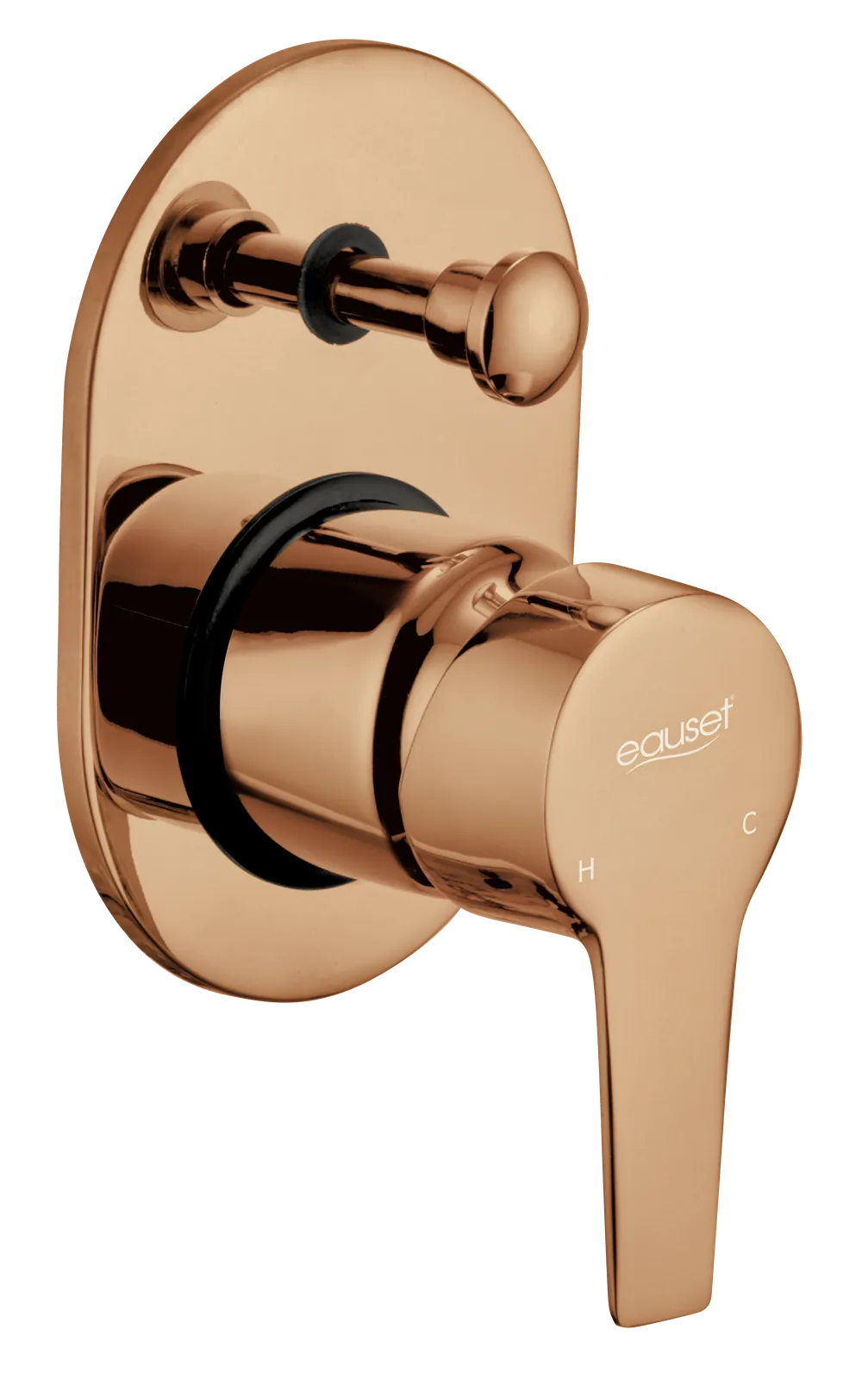 Eauset Montana Concealed Diverter High Flow (Upper Trim + Handle) Sleeveless Rose Gold Code: FMT112RG
