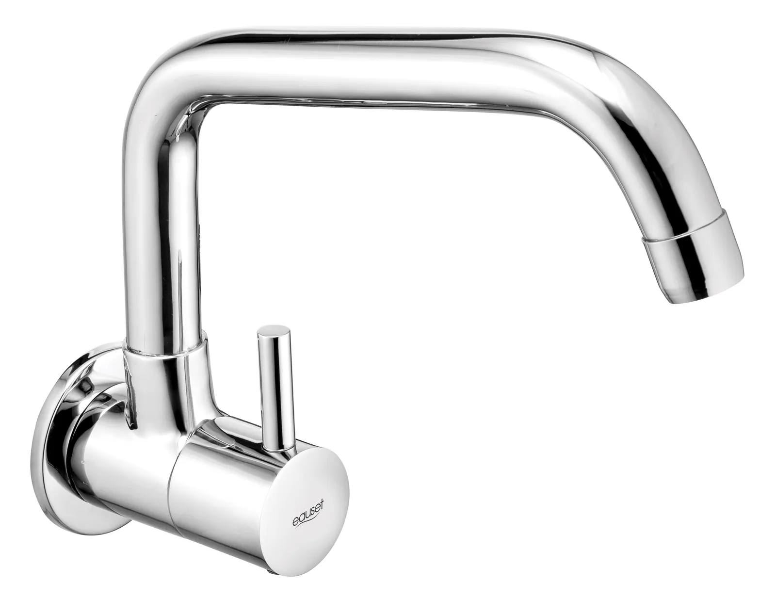 Eauset Orne Sink Cock with Swinging Spout (Extended) - Wall Mounted Chrome Code: FOR069