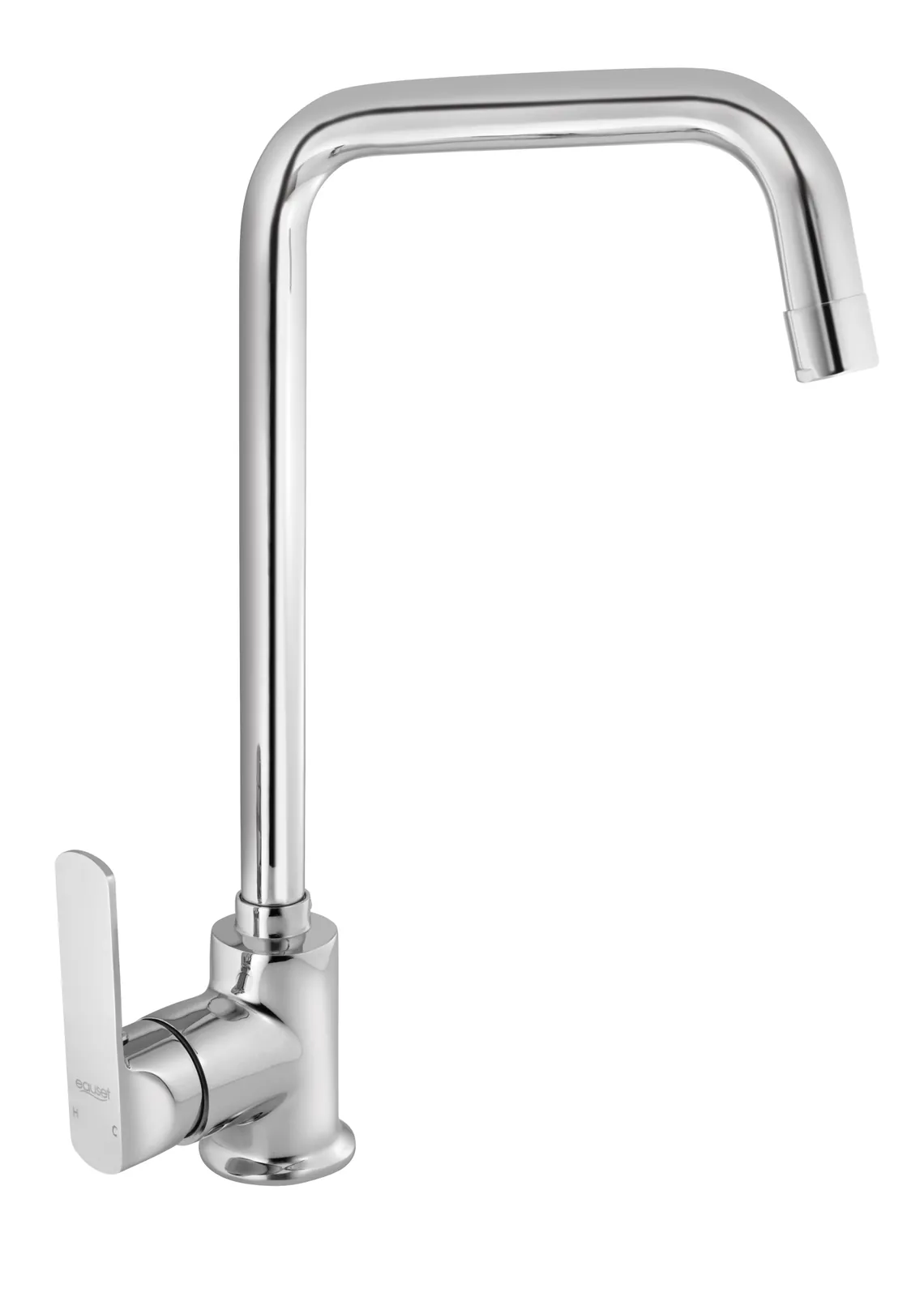 Eauset Reva Single Lever Sink Mixer with Swinging Spout - Table Mounted Chrome Code: FRV137