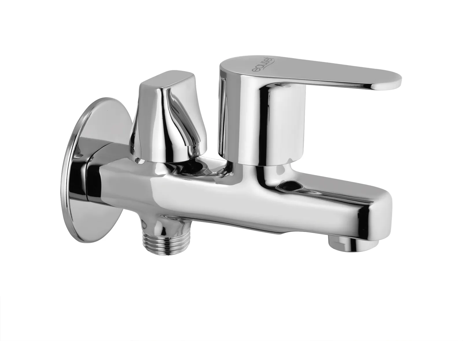 Eauset Vince Two Way Bib Cock with Wall Flange Chrome Code: FVN022