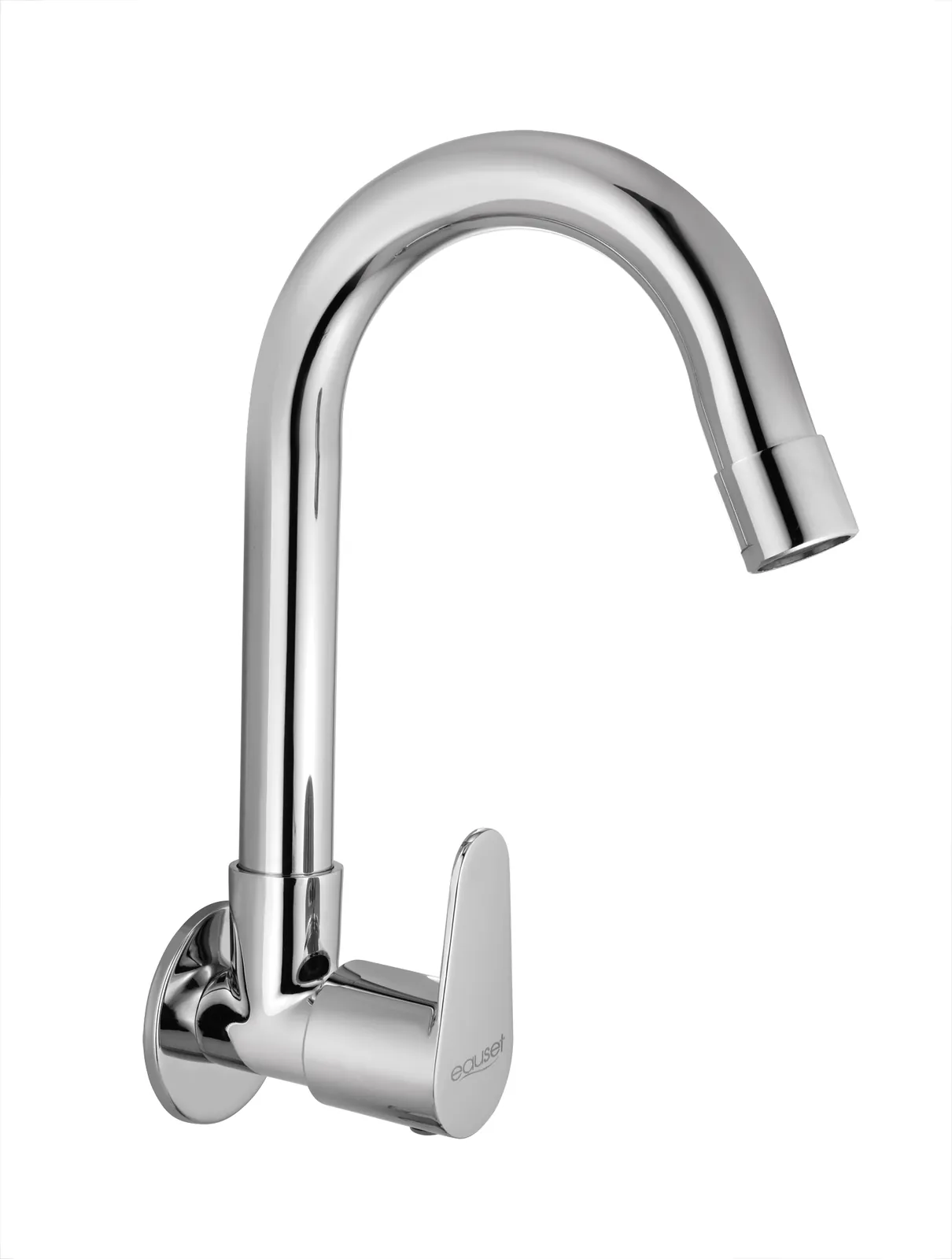 Eauset Vince Sink Cock with Swinging Spout - Wall Mounted Chrome Code: FVN062