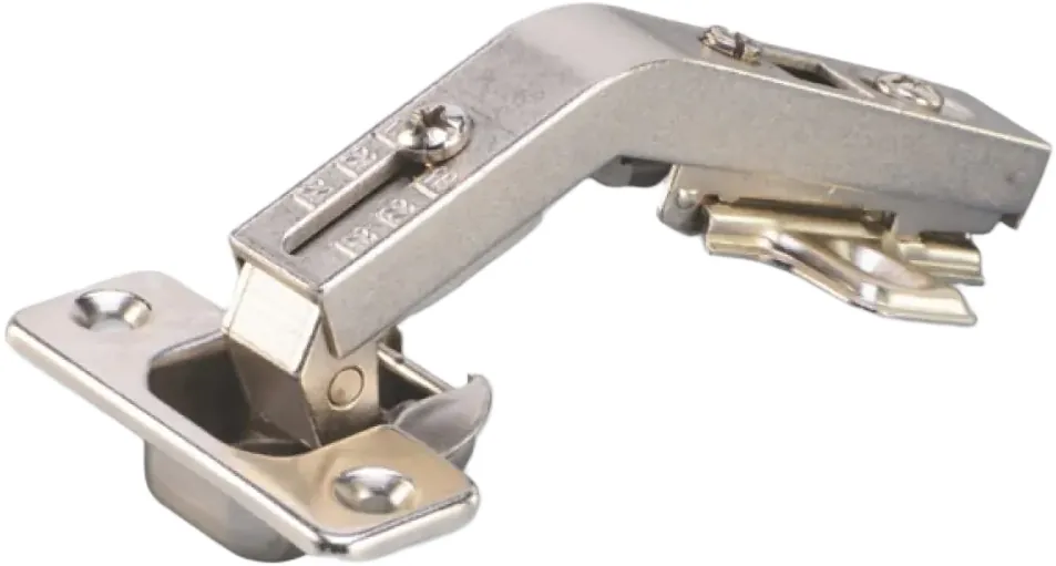 Ebco Hardware Folding Door Hinge, 35 mm cup, regular close, nickel-plated finish, Code: HFD1