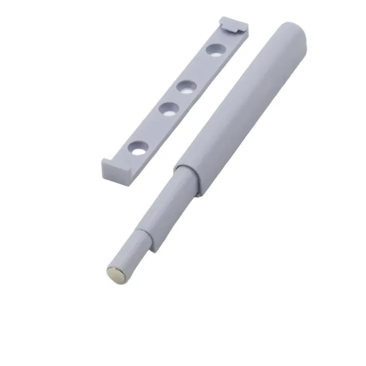 Ebco Hardware Push Open fitting magnetic (Stroke 40mm) Grey Color Length 127mm code: POM40