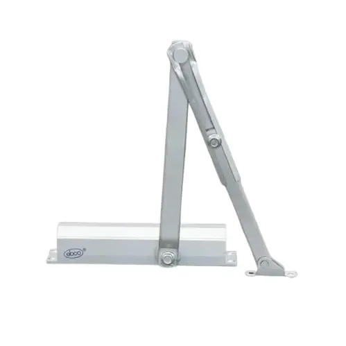 Ebco Hardware Door Closer compact 60 Load Capacity 60Kg Silver Color code: DCC60-SL
