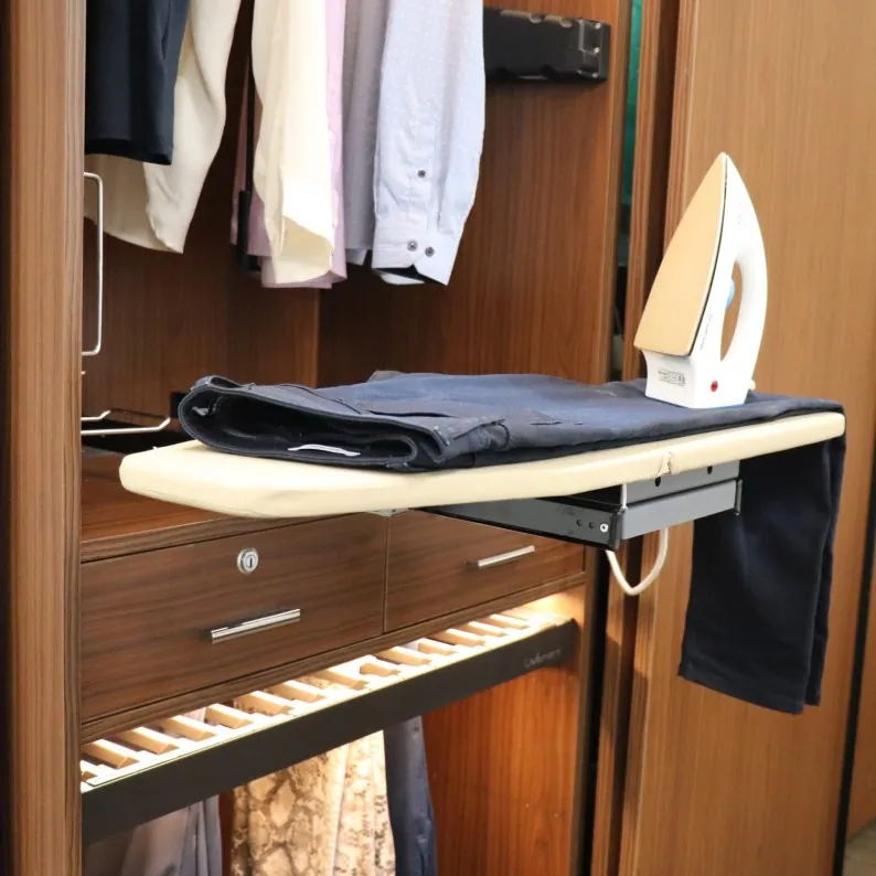Ebco Livsmart Wardrobe Pullout Ironing Board Length 430mm Anthracite Color code: WPIB-4360-AT
