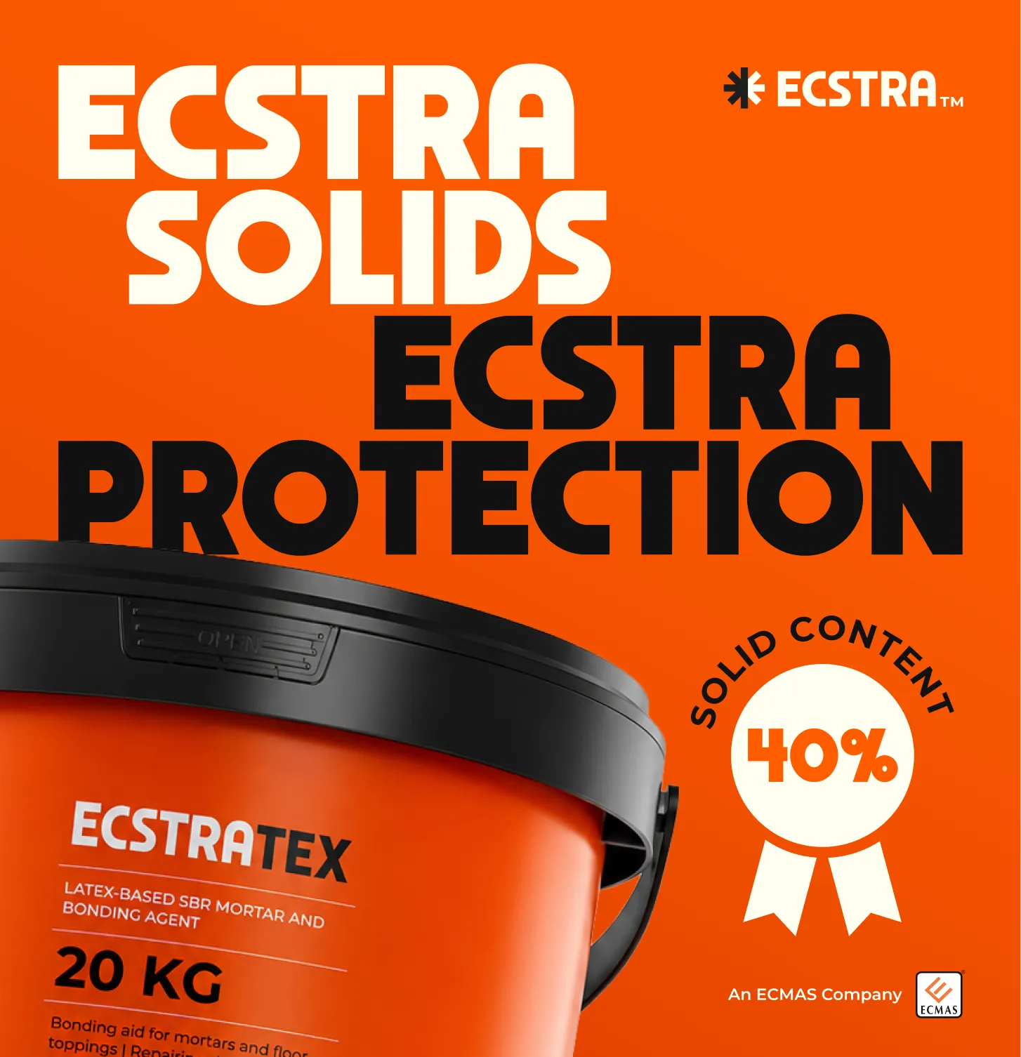 Ecstra TEX Latex-Based SBR Mortar and Bonding Agent 10 kg - image 2