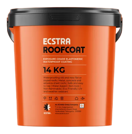 Ecstra ROOFCOAT Exposure Grade Elastomeric Waterproof Coating 14 kg