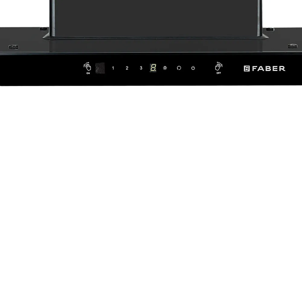 Faber Cosmos 3D 60 cm Kitchen Chimney Black - image 2