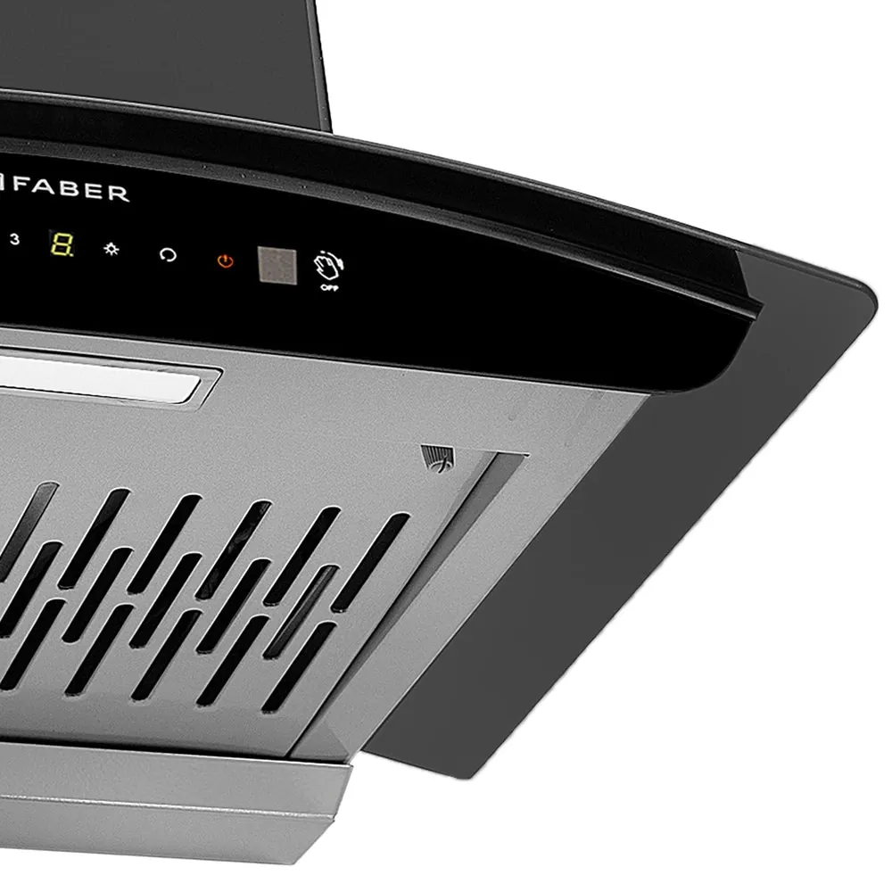Faber Sunny Rc 60 cm Kitchen Chimney Black - image 2