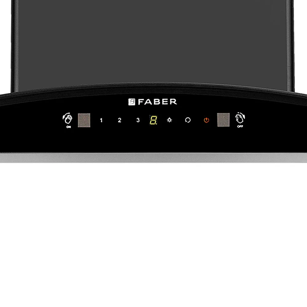 Faber Sunny Rc 60 cm Kitchen Chimney Black - image 3