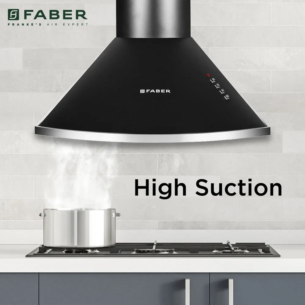 Faber Class Pro 60 cm Kitchen Chimney Black - image 3