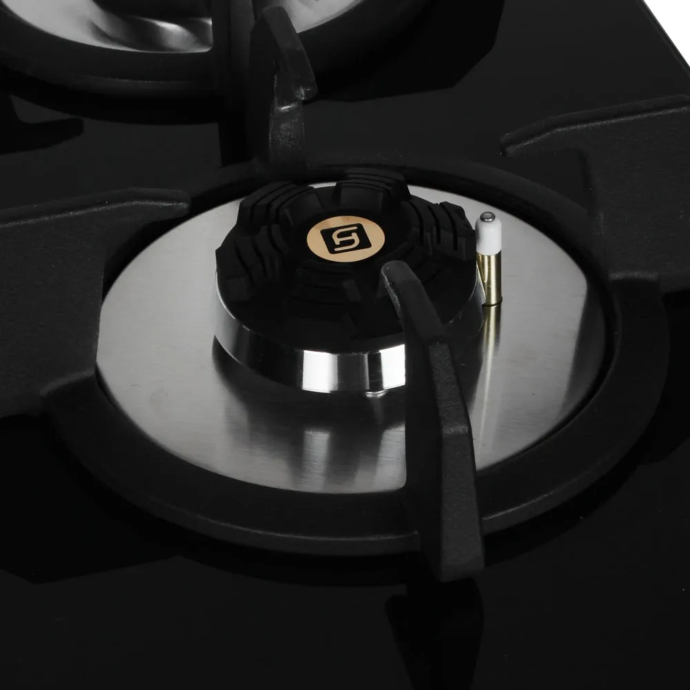 Faber Maxus HT603 60 cm 3-Burner Gas Hob Black - image 3