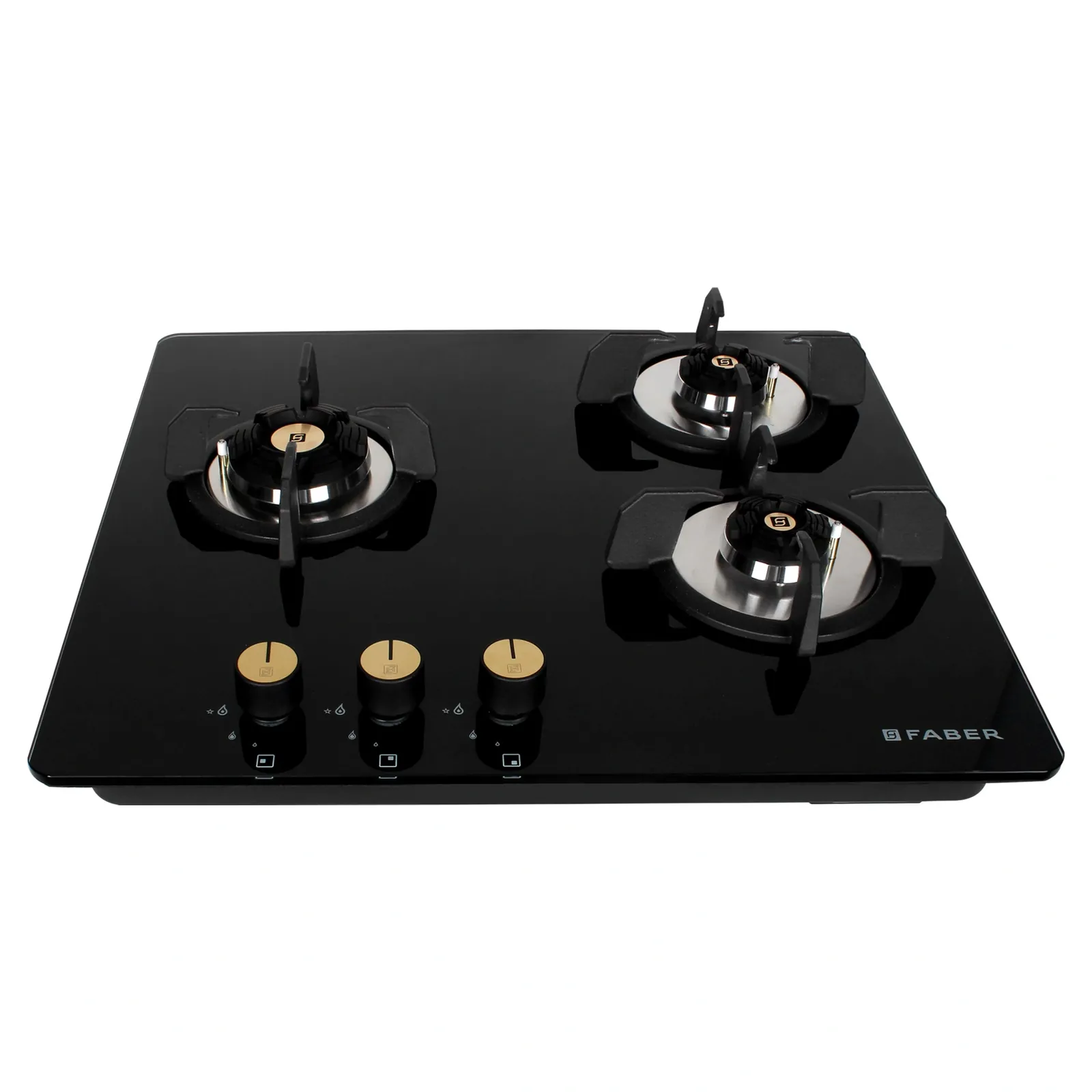 Faber Maxus HT603 60 cm 3-Burner Gas Hob Black
