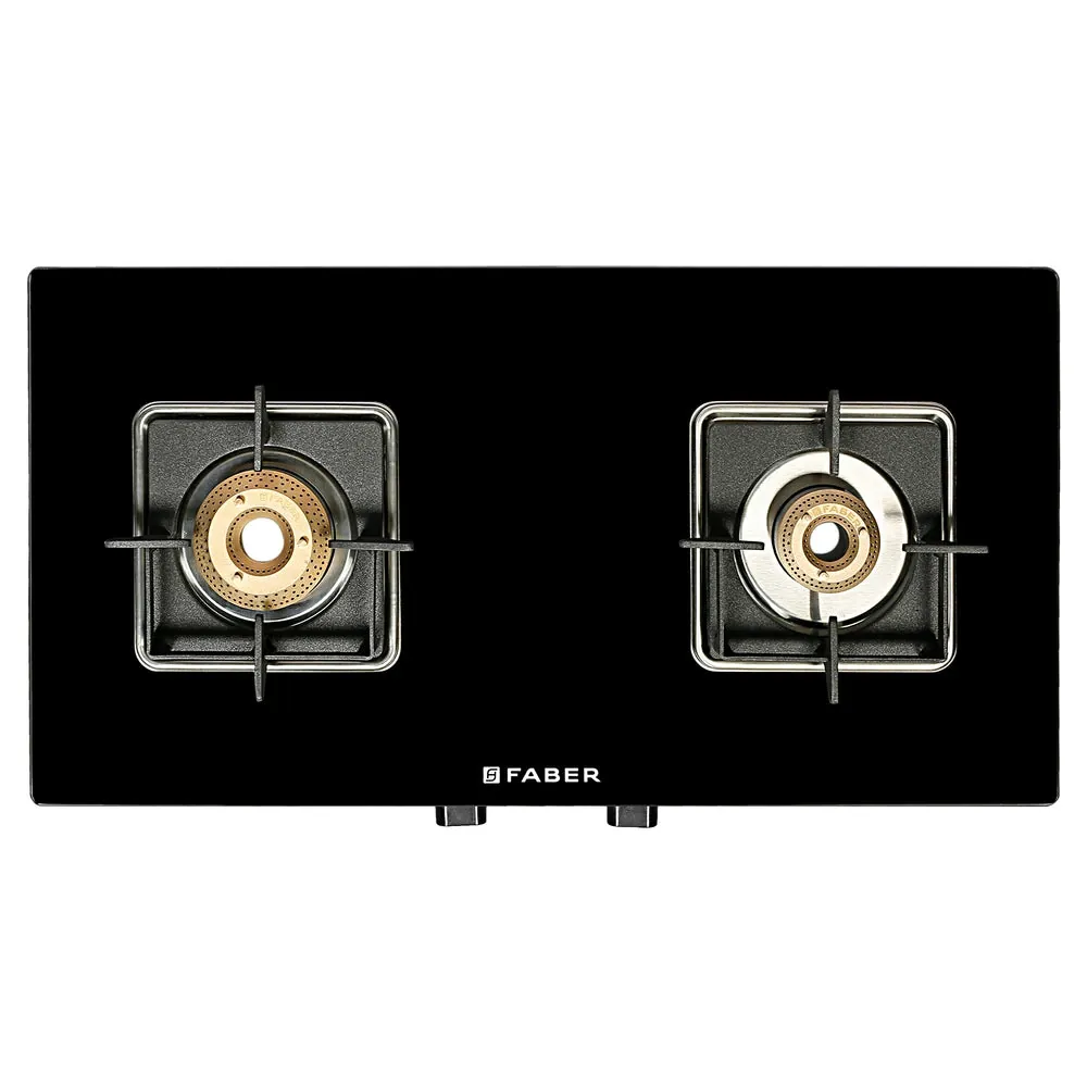 Faber Remo 2-Burner Manual Gas Cooktop Black