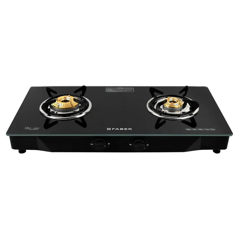 Faber Jumbo 2-Burner Manual Gas Cooktop Black