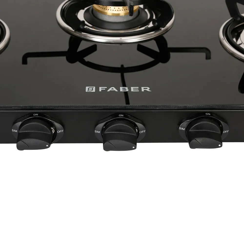 Faber Power 3-Burner Manual Gas Cooktop Black - image 2