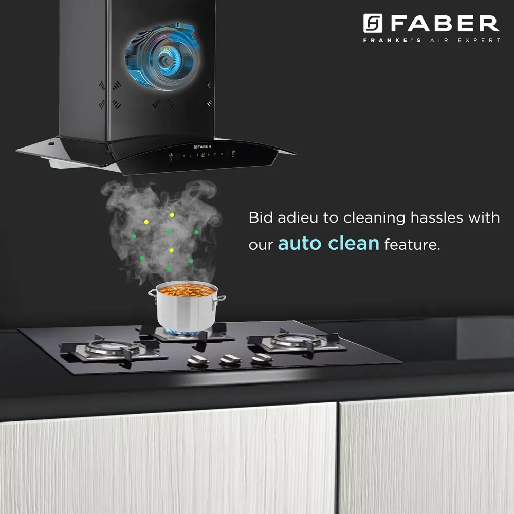 Faber Stella 3D 60 cm Kitchen Chimney Black - image 3
