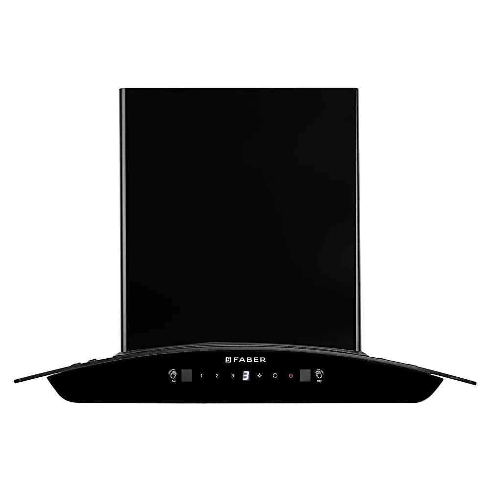 Faber Sunny 60 cm Kitchen Chimney Black