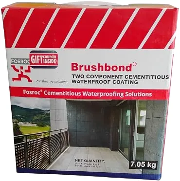 Fosroc Brushbond cementitious powder 6 Kg and Brushbond Liquid 1 L