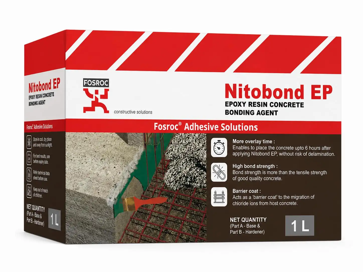 Fosroc Nitobond EP Epoxy Resin Concrete Bonding Agent 1L