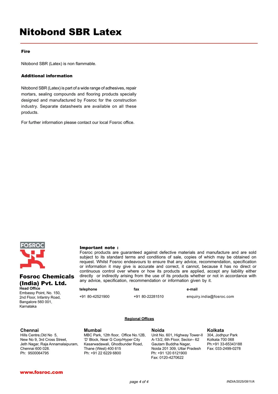 Fosroc Nitobond SBR Latex Bonding Agent 1 L - image 4