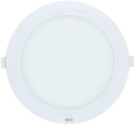 GM Yolo LED Panel Light 3W Round 3K Warm White