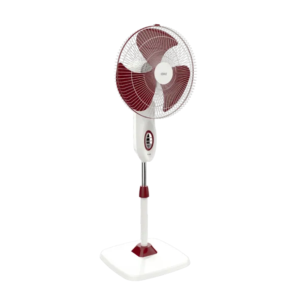 GM Bolt Plus HS Pedestal Fan 400mm Burgundy