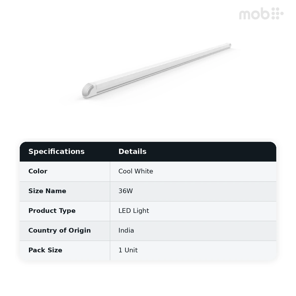 GM Luxon LED Batten 36W 6K - image 2
