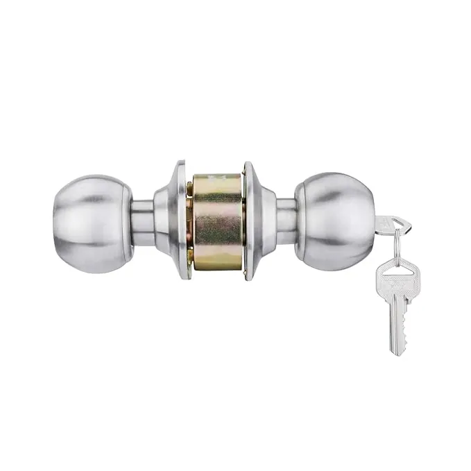 Godrej Classic Cylindrical Lock with 3 Keys 6cm (60mm) Backset with 5 Years Warranty