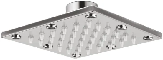 Goldline Sandwich Square Overhead Shower 4 x 4 inch Chrome SHSW-04