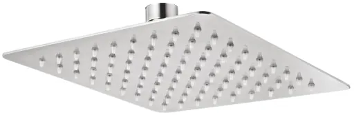 Goldline Ultra Slim Square Overhead Shower 4 x 4 inch Chrome SHUS-04