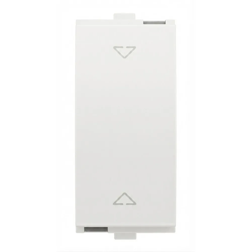 Goldmedal Curve 20A 2 Way Switch, 240V, 1 Module, White Jazz, Code: 101022