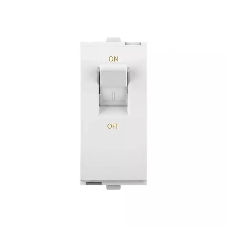 Goldmedal Curve C20 SP MCB, 240V, 1 Module, White Jazz, Code: 101080