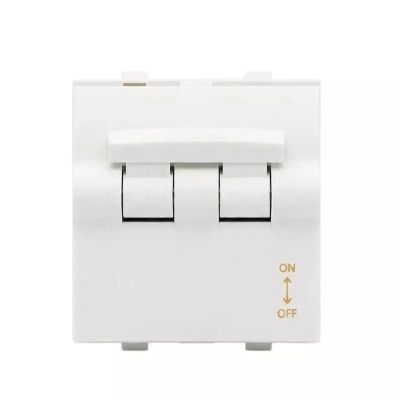 Goldmedal Curve C32 DP MCB, 2 Module, White Jazz, Code: 102088