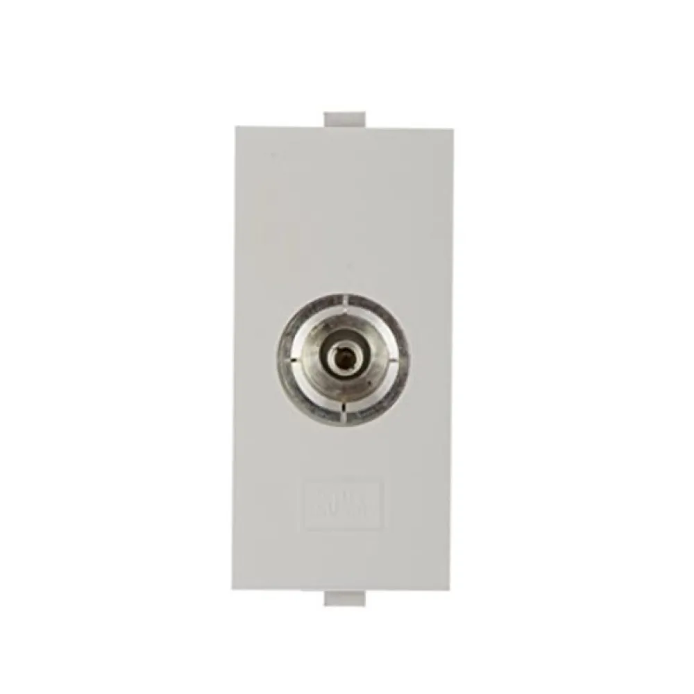 Goldmedal Nixon TV Socket Coaxial 40-862 MHz, 1 Module, Absolute White, Code: 101462