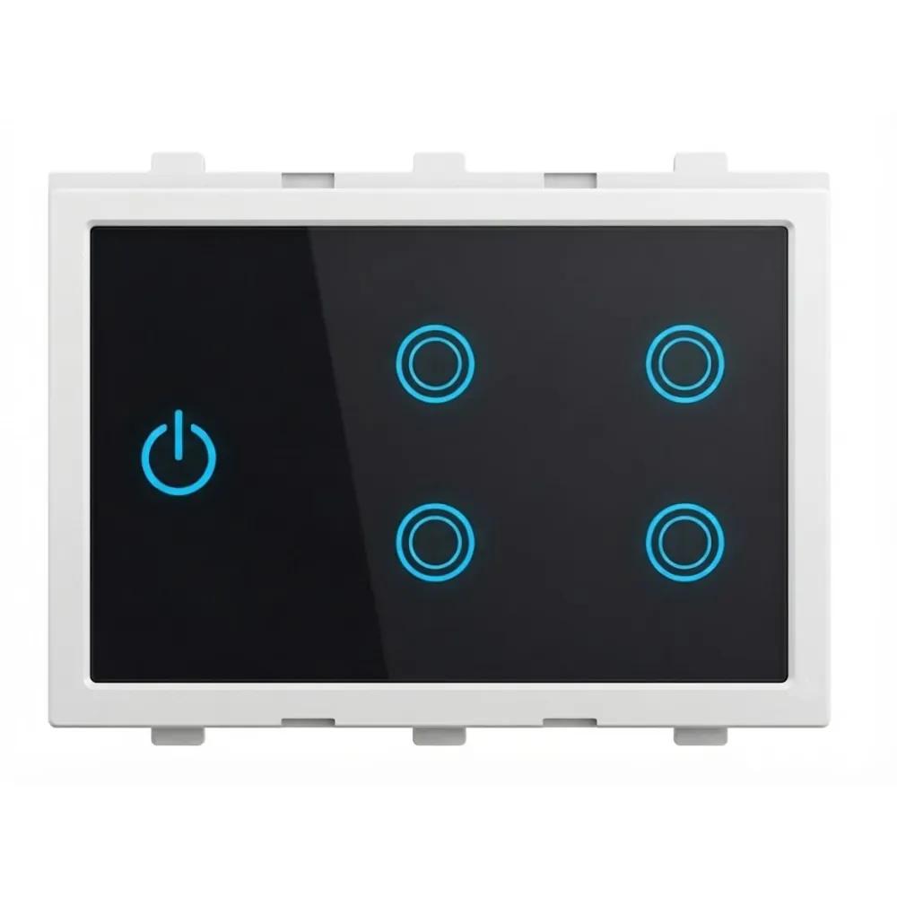 Goldmedal Nixon i-Touch - Wi-Fi 4 Switch with Master, 3 Module, Absolute White, Code: 103913