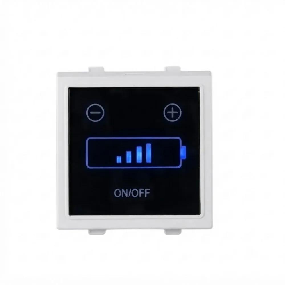 Goldmedal Nixon i-Touch Wi-Fi Fan Regulator, 2 Module, Absolute White, Code: 102907
