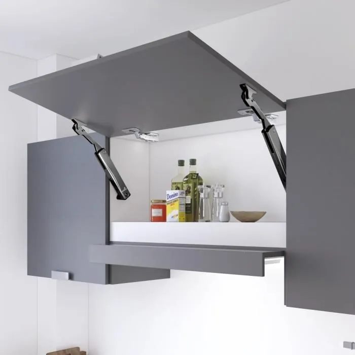 Hettich LiftEase Upward Opening - H (Heavy) free stop 400-500mm H - Black code: 9347378 - image 1