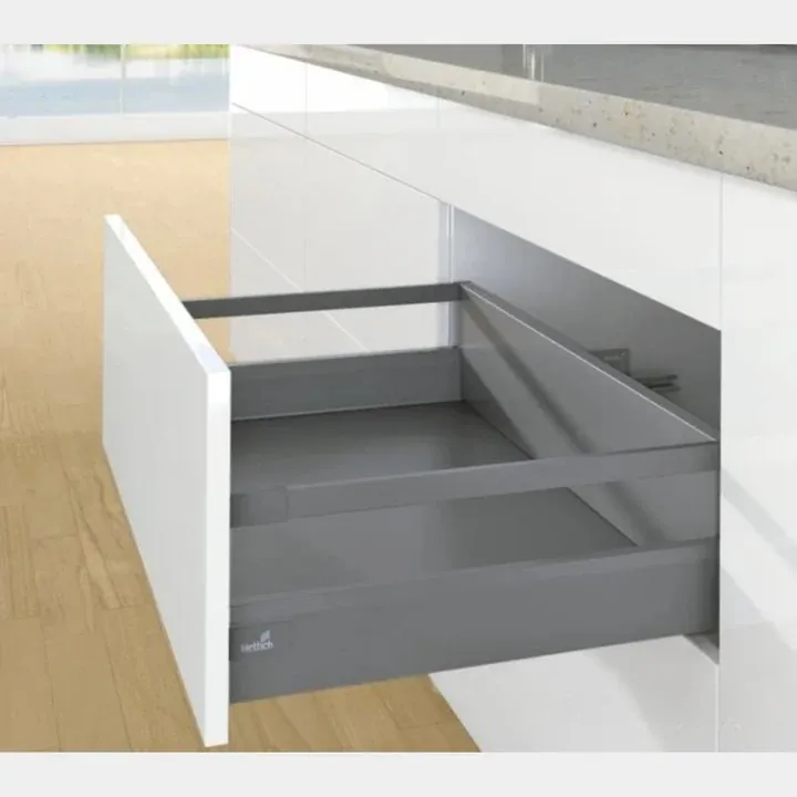 Hettich ArciTech Anthracite NL-450 mm pot & pan with railing, Height 186 mm, 40 kg code: 9243174 - image 1