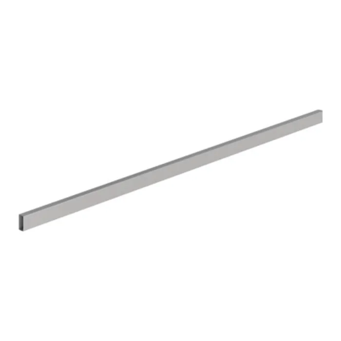 Hettich ArciTech Silver Railing for Aluminium Front Panel Length 2000 mm code: 9182706 - image 1