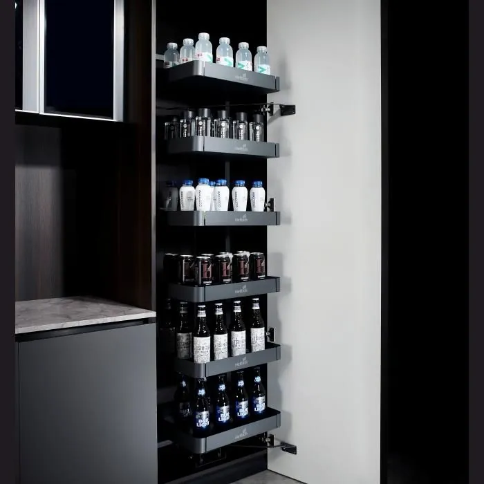 Hettich Larder 6 Tier 600 Basket 532 x 500 x 1828 mm code: 9347699