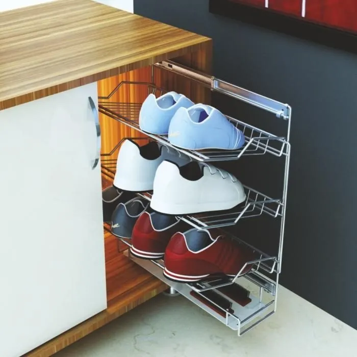Hettich Cargo Pull Out Shoe Rack Vertical 279 x 500 x 580 mm, Article 9209340