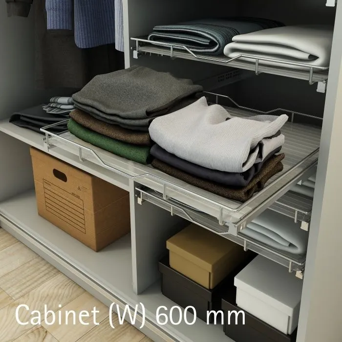 Hettich Pull Out Shelf Cabinet 600 mm W 536 x D 500 x H 41 mm code: 9209345 - image 1